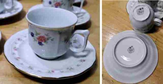 TAZA CAFE PORCELANA SANTA CLARA